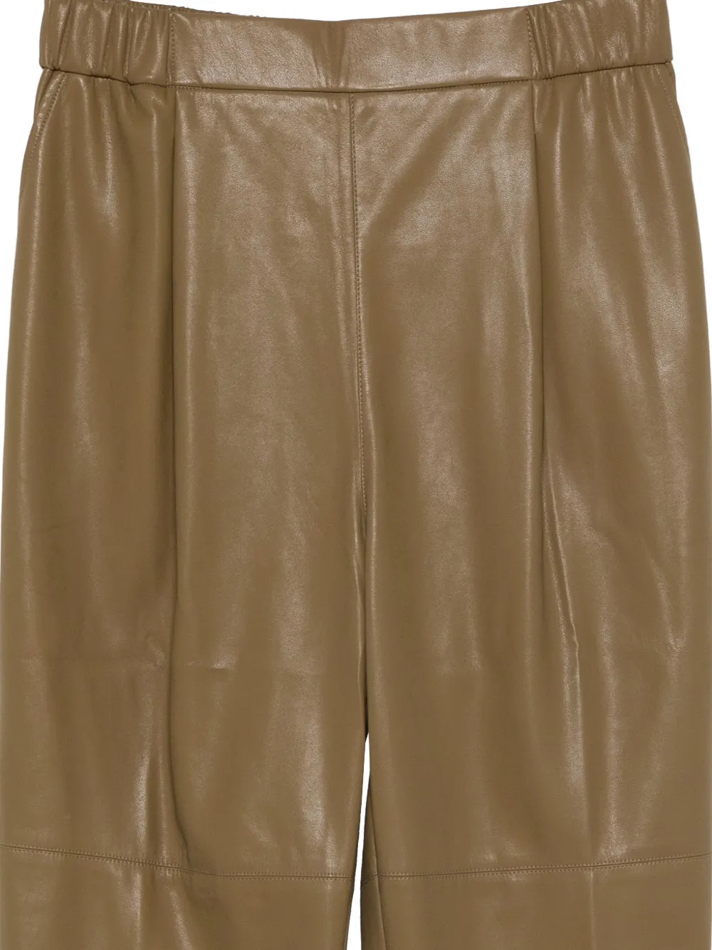 Mes Demoiselles Broek met elastische taille Beige