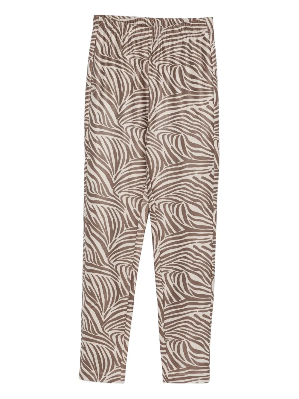 Mes Demoiselles Seara zebra-print trousers | Black | Image 1