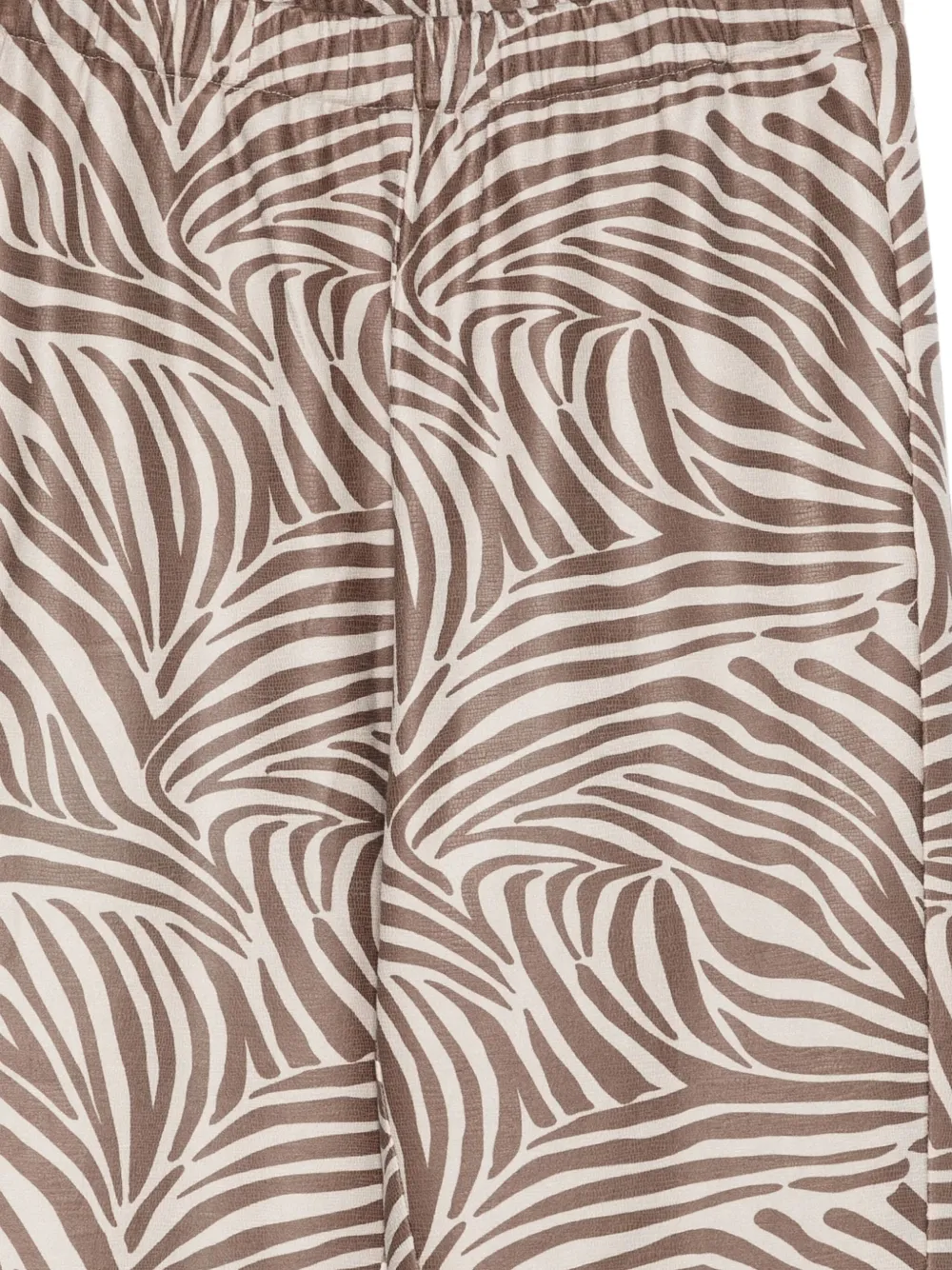Mes Demoiselles Seara broek met zebraprint Zwart