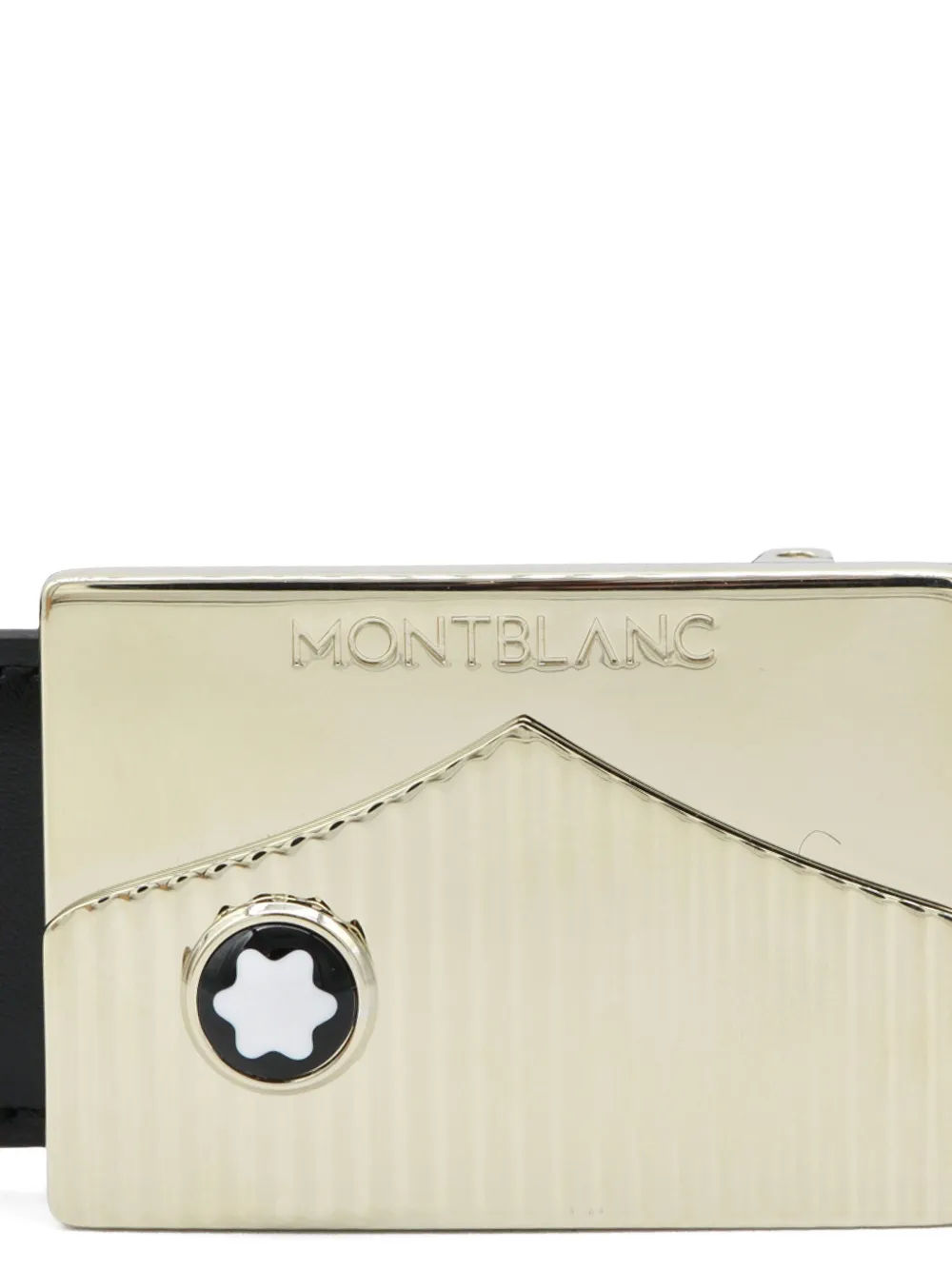 Montblanc Riem met logogesp - Zwart