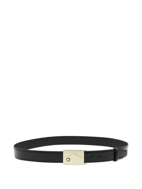 Montblanc logo-buckle belt