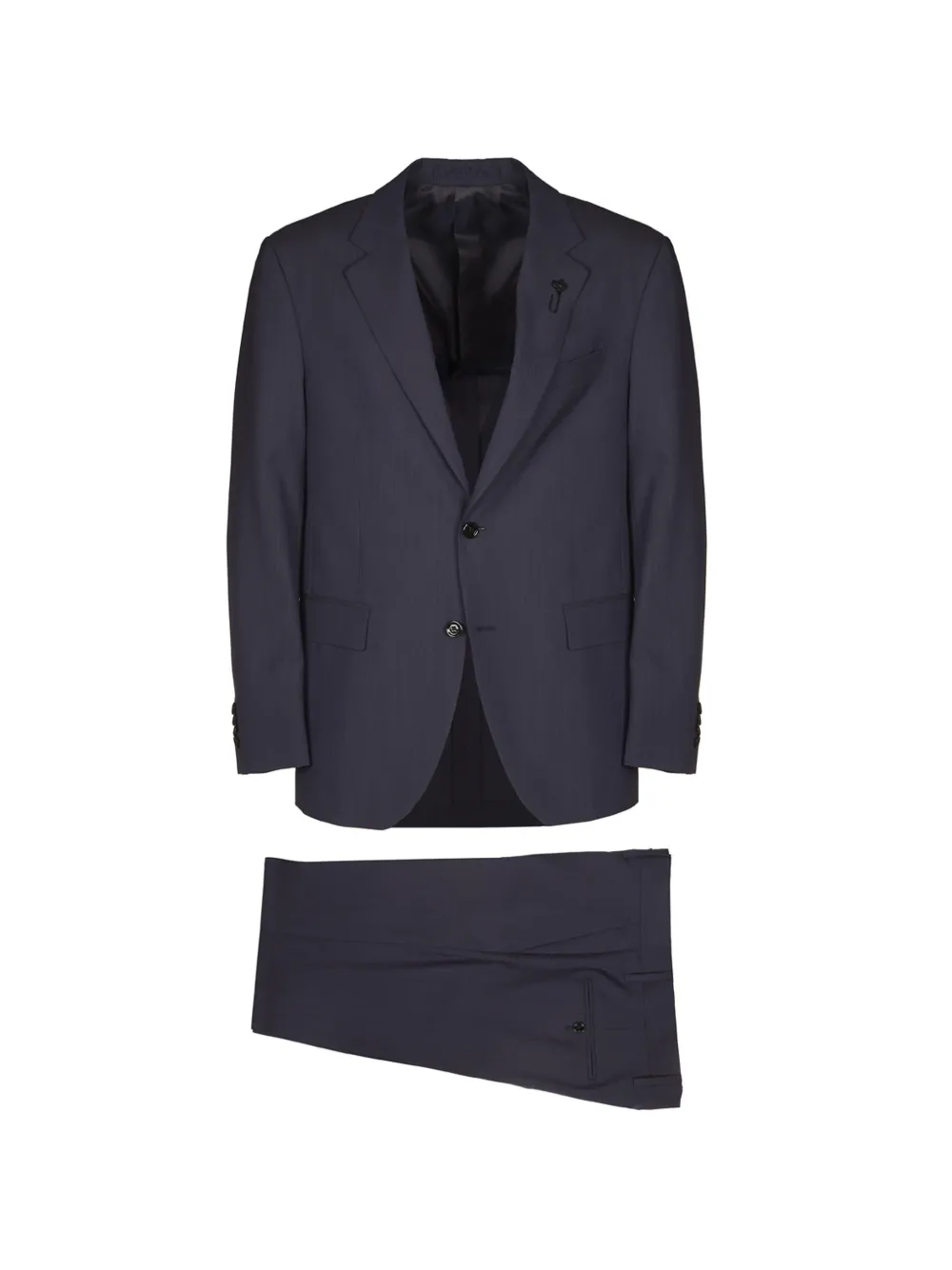 Lardini button pinstripe suit - Blu