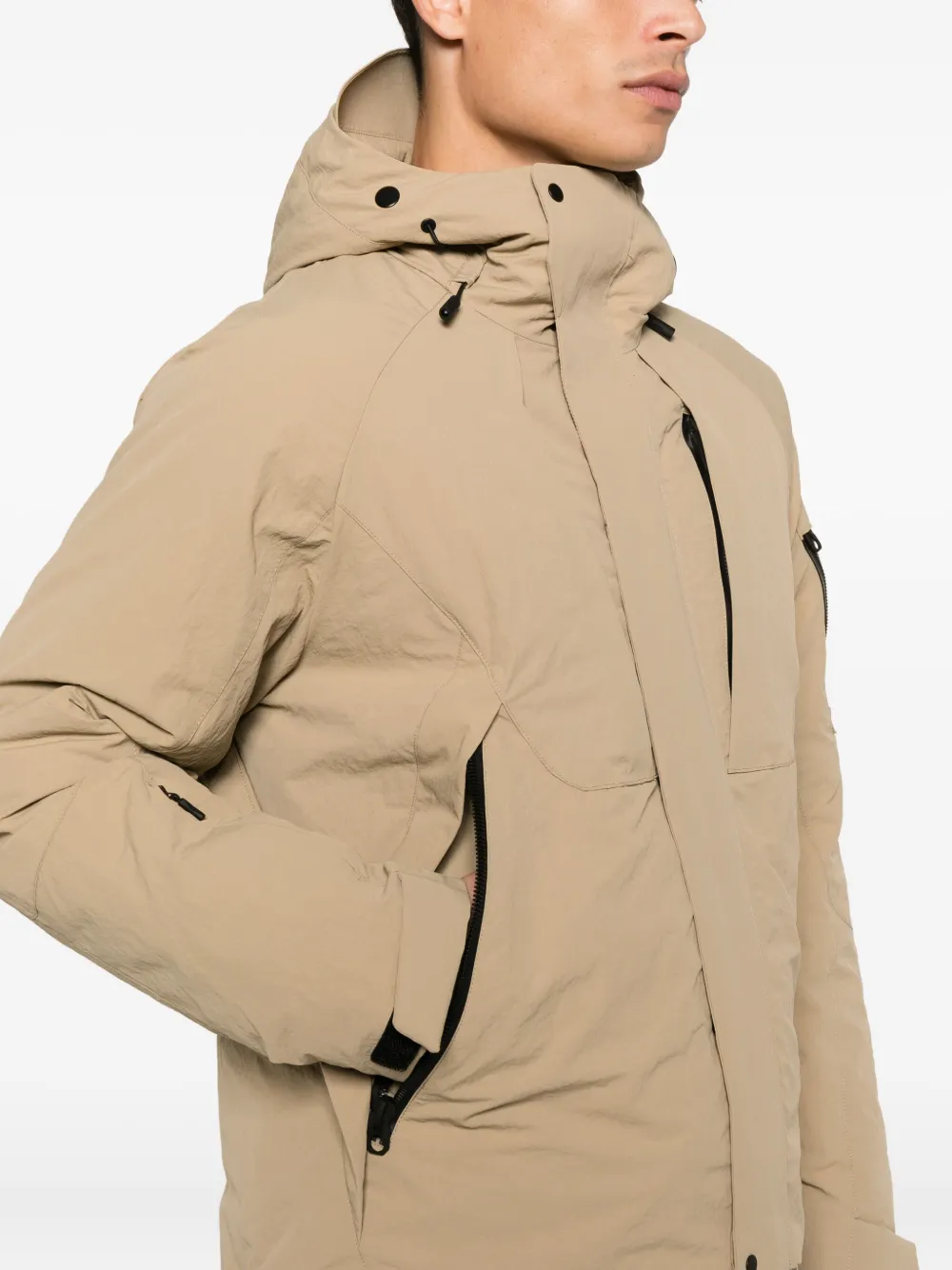 JG1 Gewatteerd jack Beige