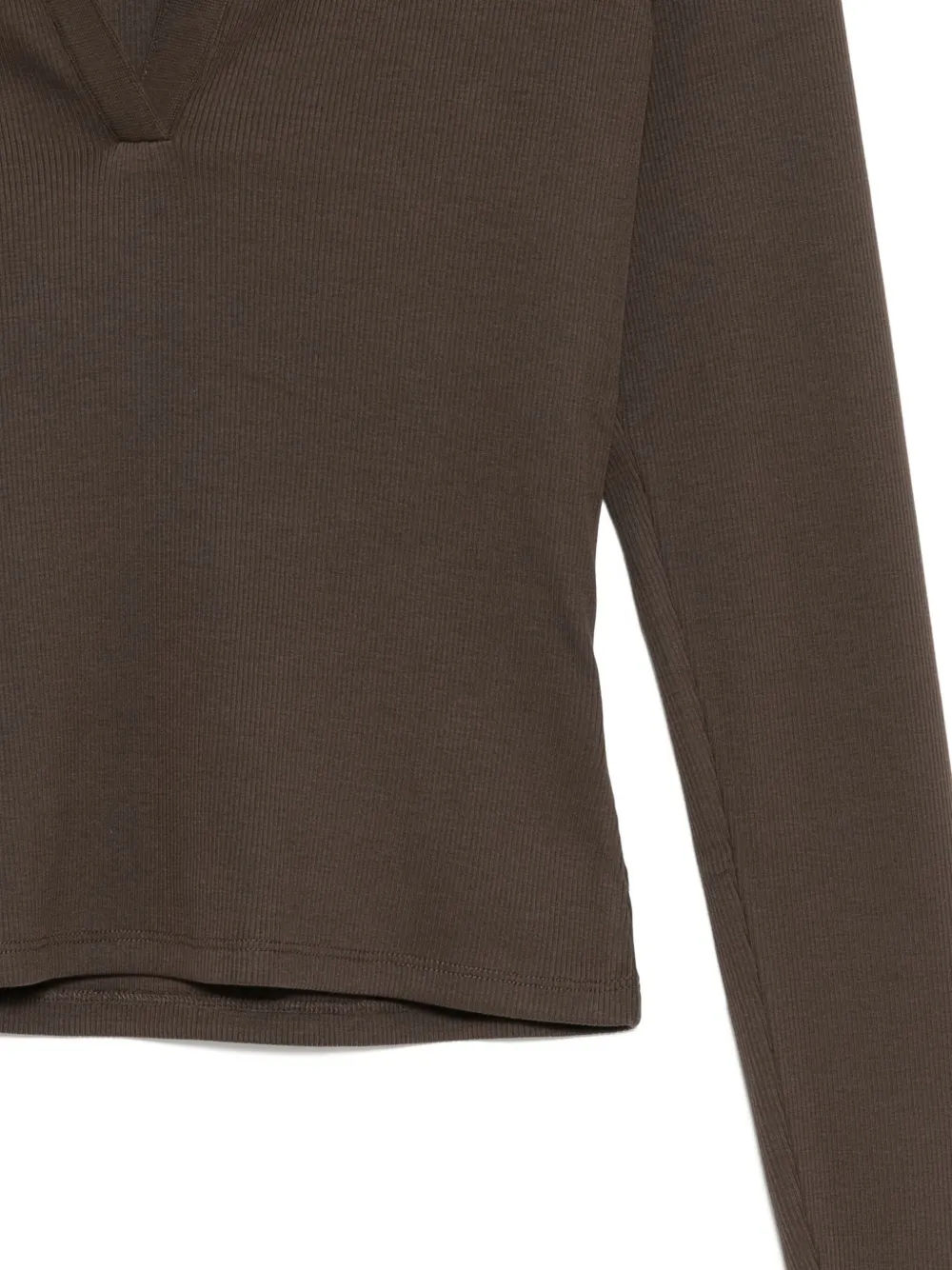 Veronica Beard Kearney poloshirt met lange mouwen Bruin