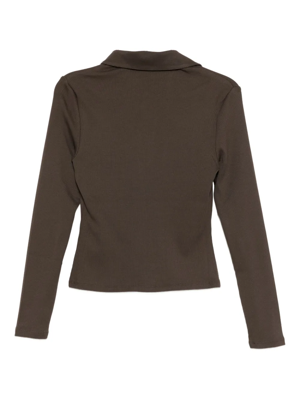 Veronica Beard Kearney poloshirt met lange mouwen - Bruin