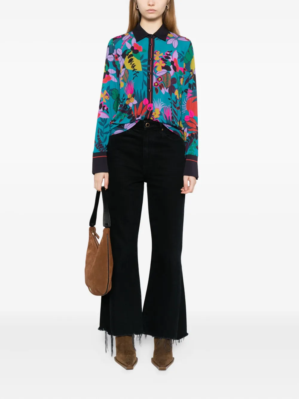 Johnny Was The Janie Favorite blouse met knopen - Blauw