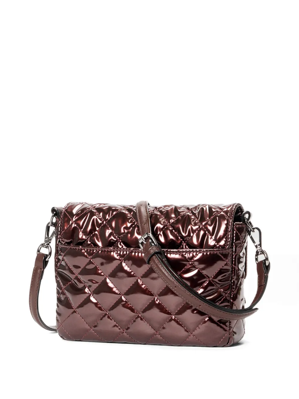 Mz Wallace Small Crosby Lock Cross Body Bag In Red