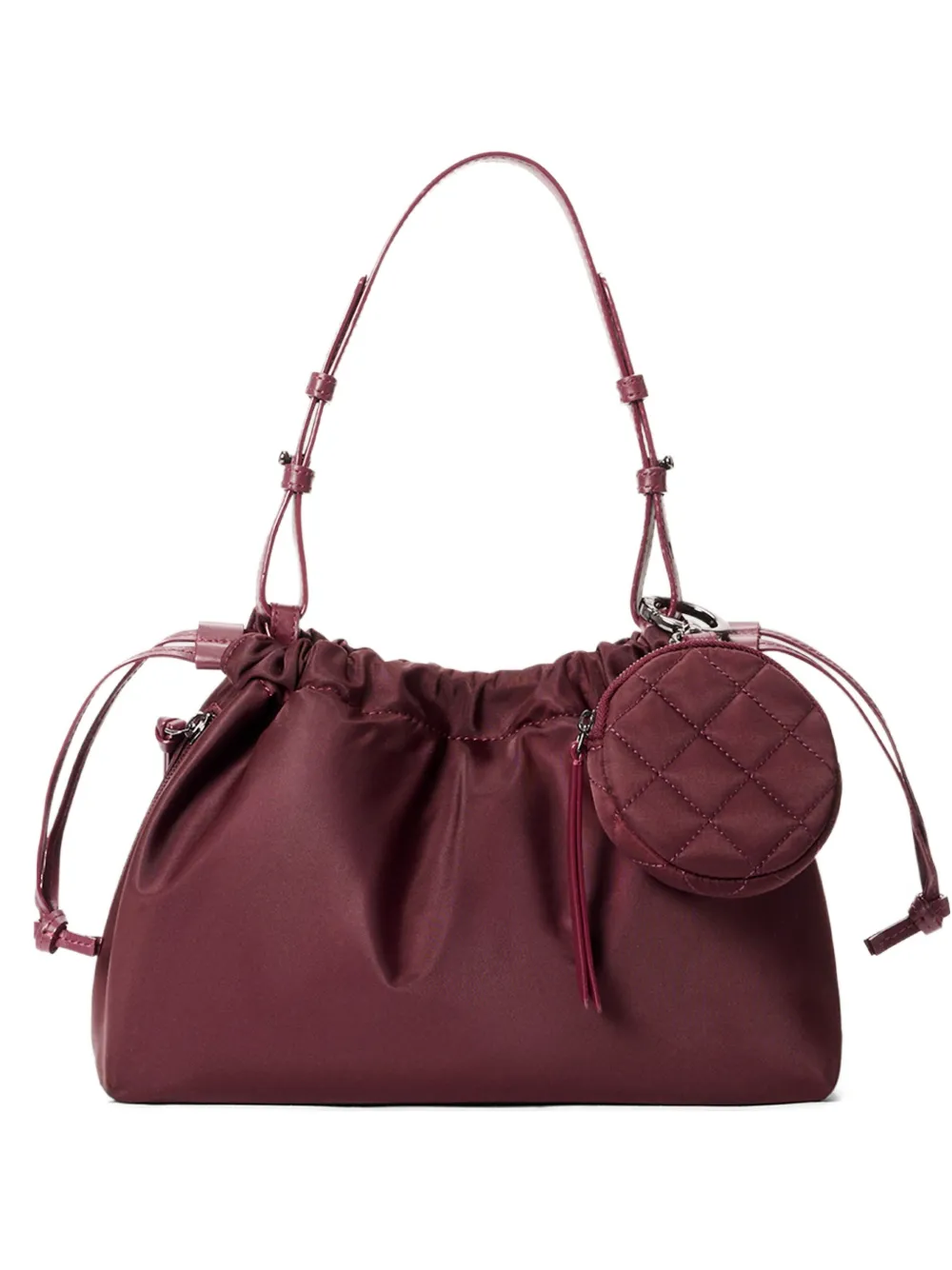 Mz Wallace  small Waverly drawstring shoulder bag | rojo | Image 1