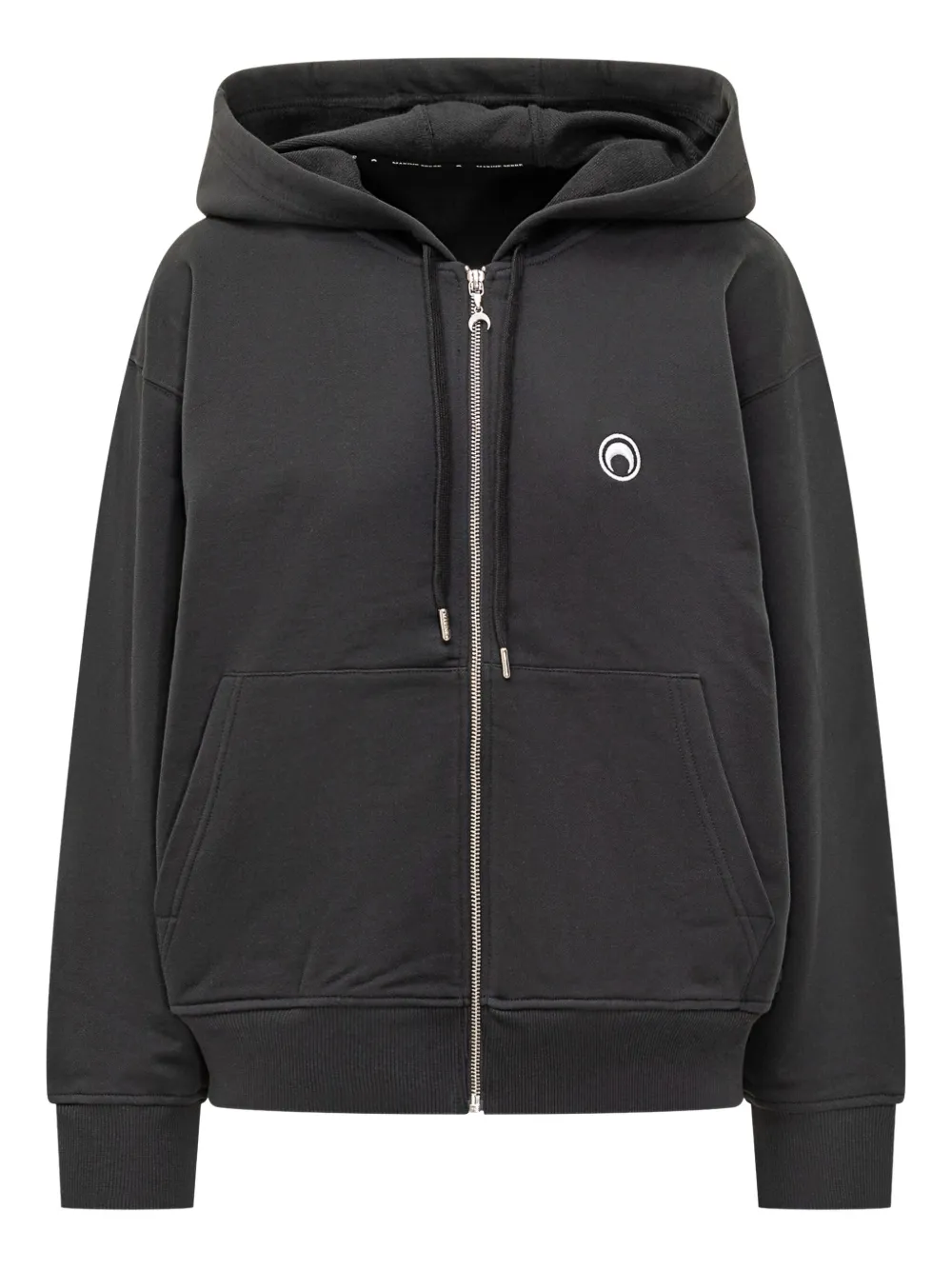 Marine Serre hoodie Moon | negro | Image 1