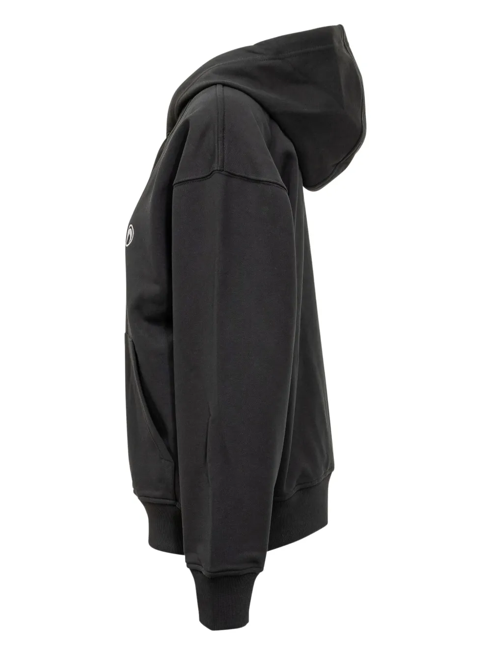 Marine Serre Hoodie met maanprint Zwart