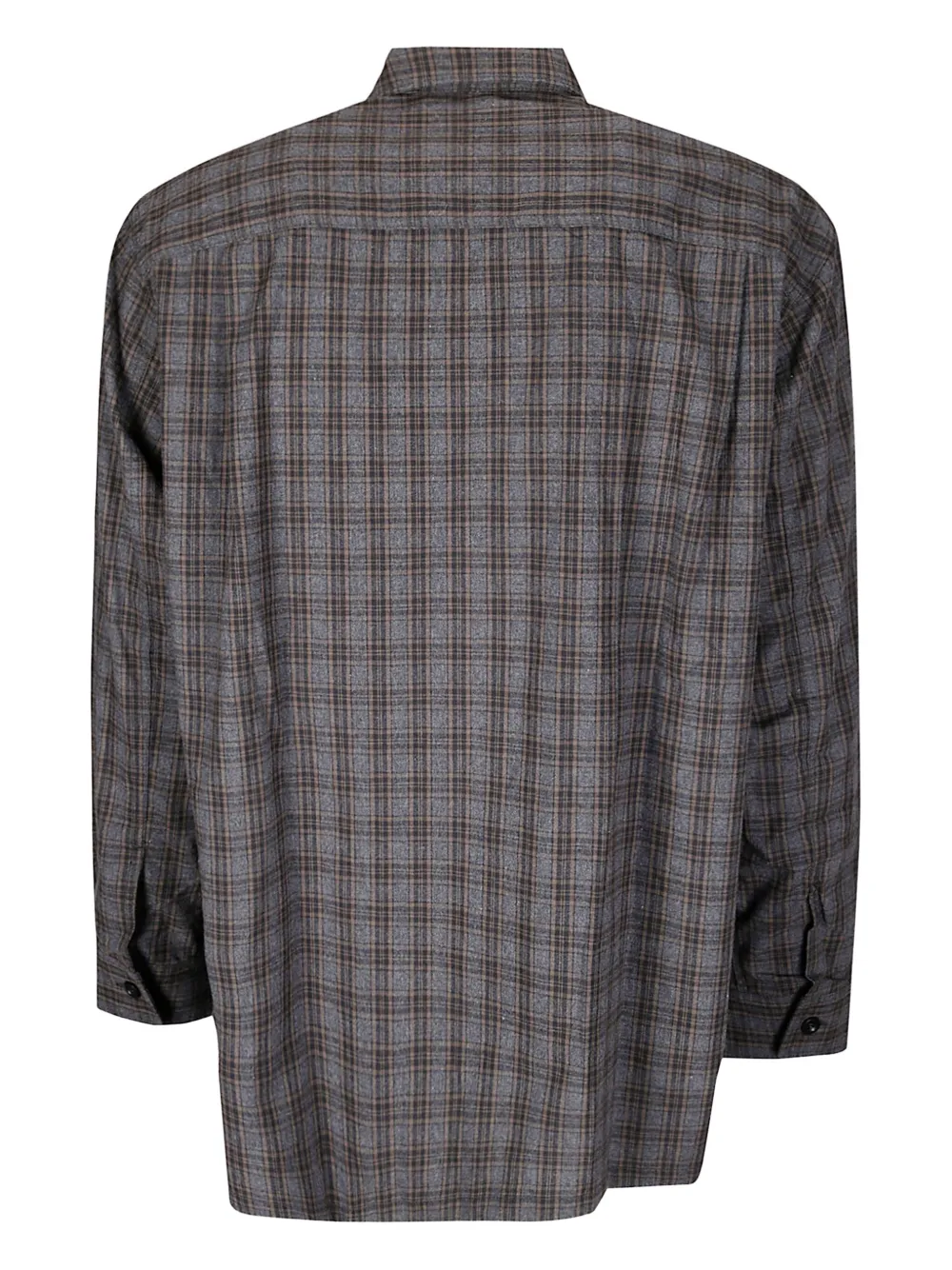 Comme des Garçons Homme Geruit overhemd Grijs