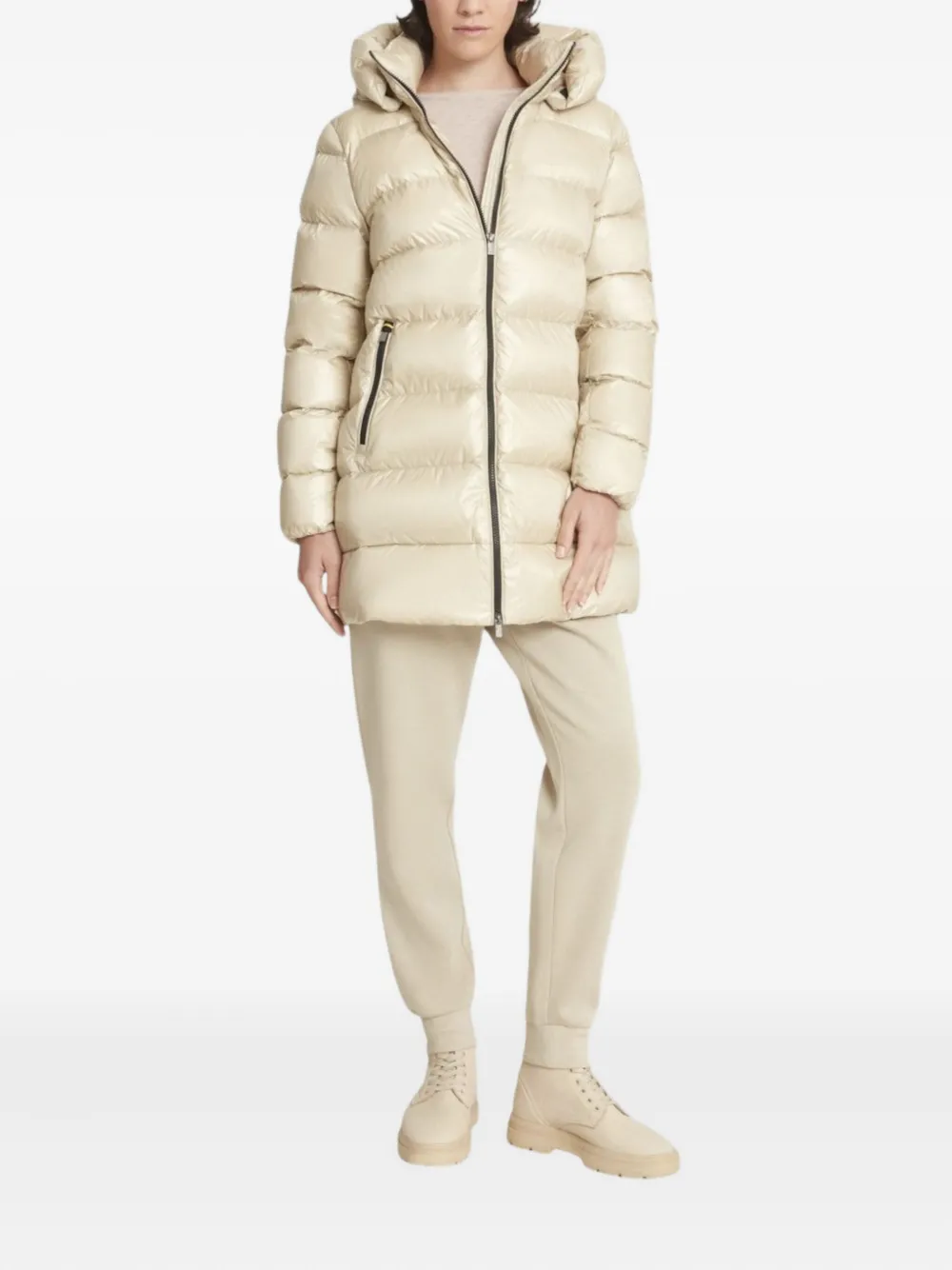 CIESSE PIUMINI Bella hooded padded coat | Single Breasted Coats | Image 2