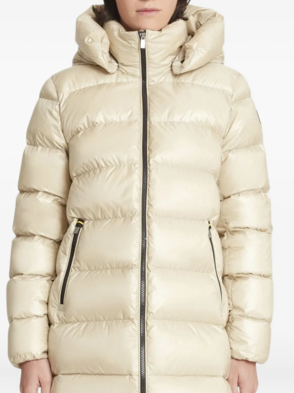 CIESSE PIUMINI Bella hooded padded coat | Neutrals | Image 1