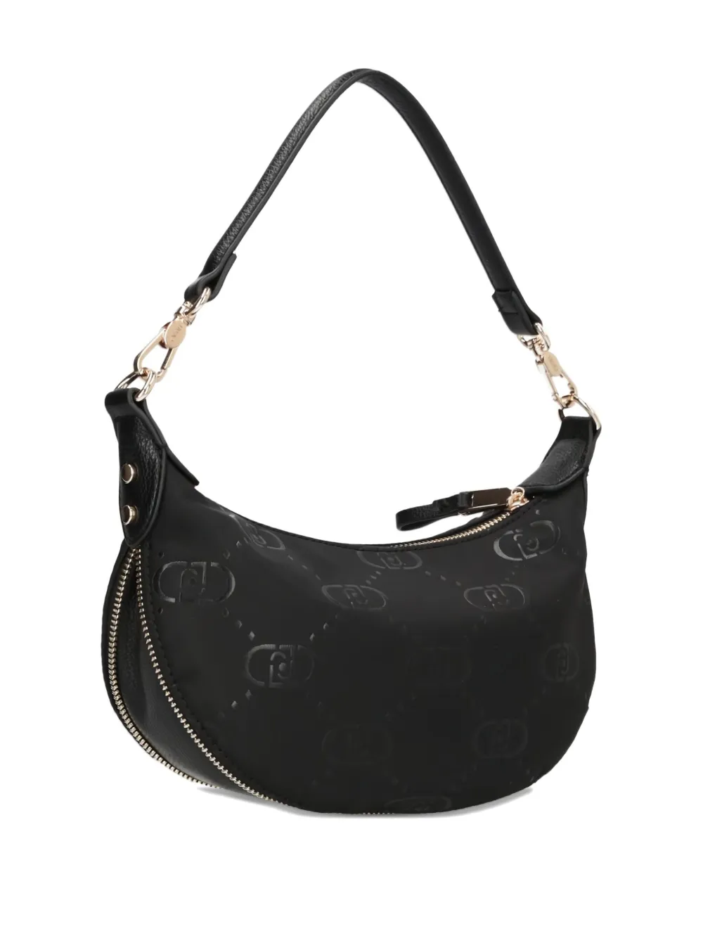 LIU JO Schoudertas met logo - Zwart