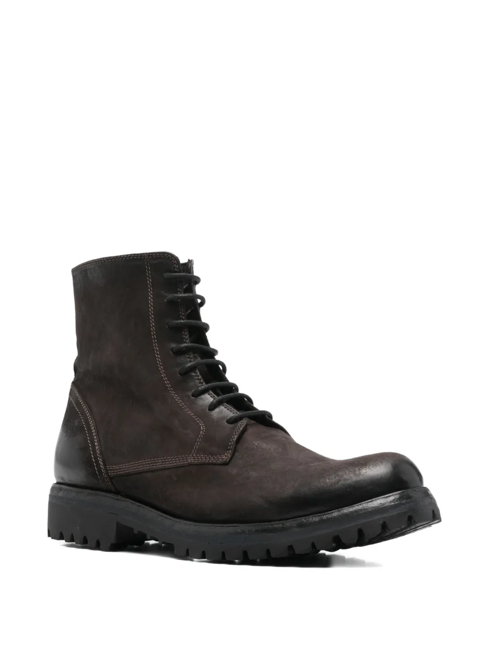 Officine Creative 40 mm Ikonic 001 veterlaarzen met rits Bruin