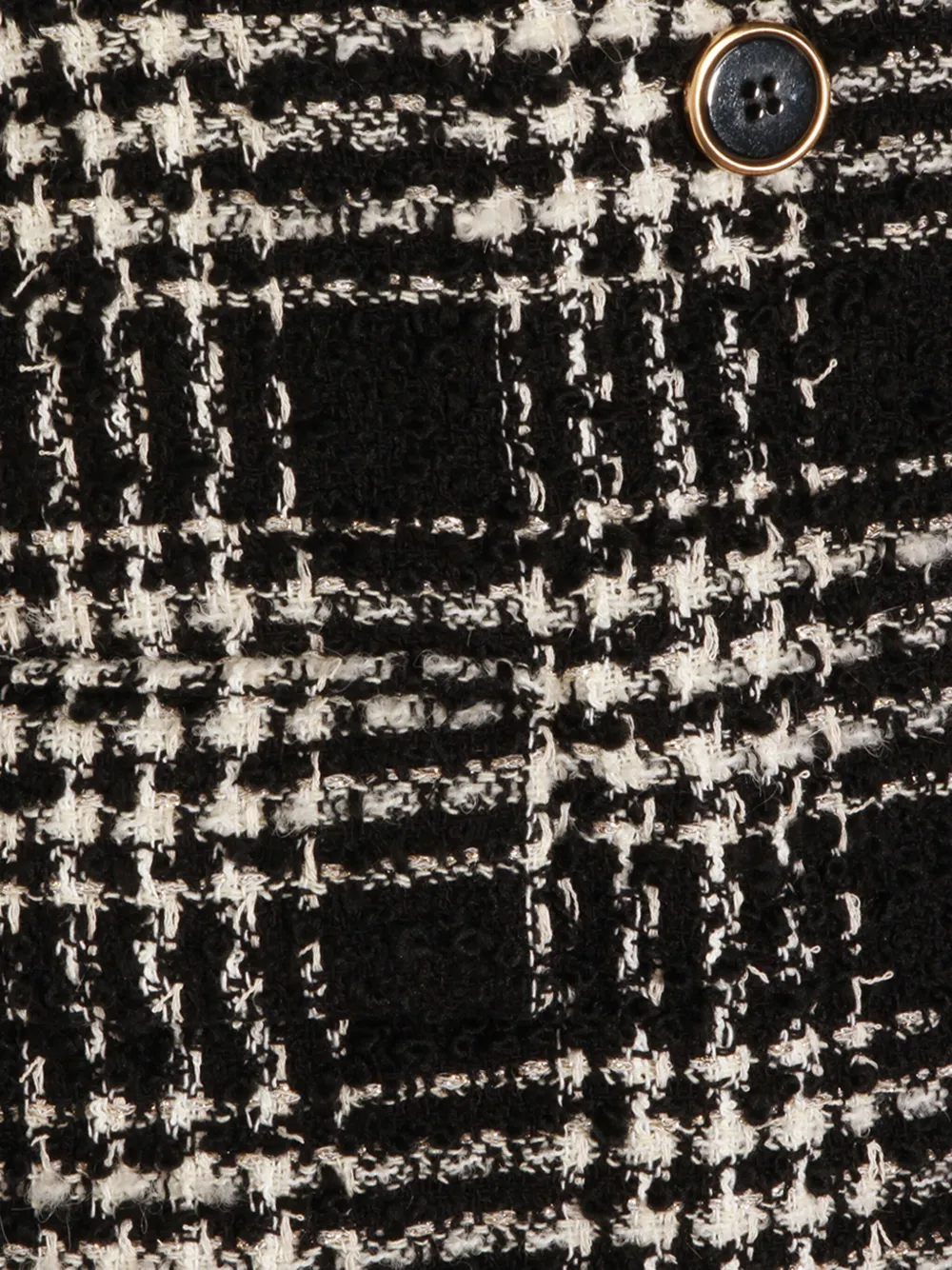 TWINSET Geruit jack Zwart