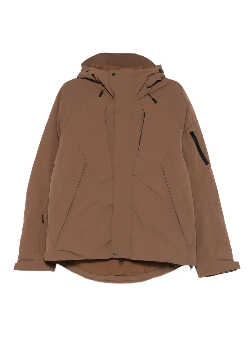 JG1 padded hooded jacket | Brown | Image 1