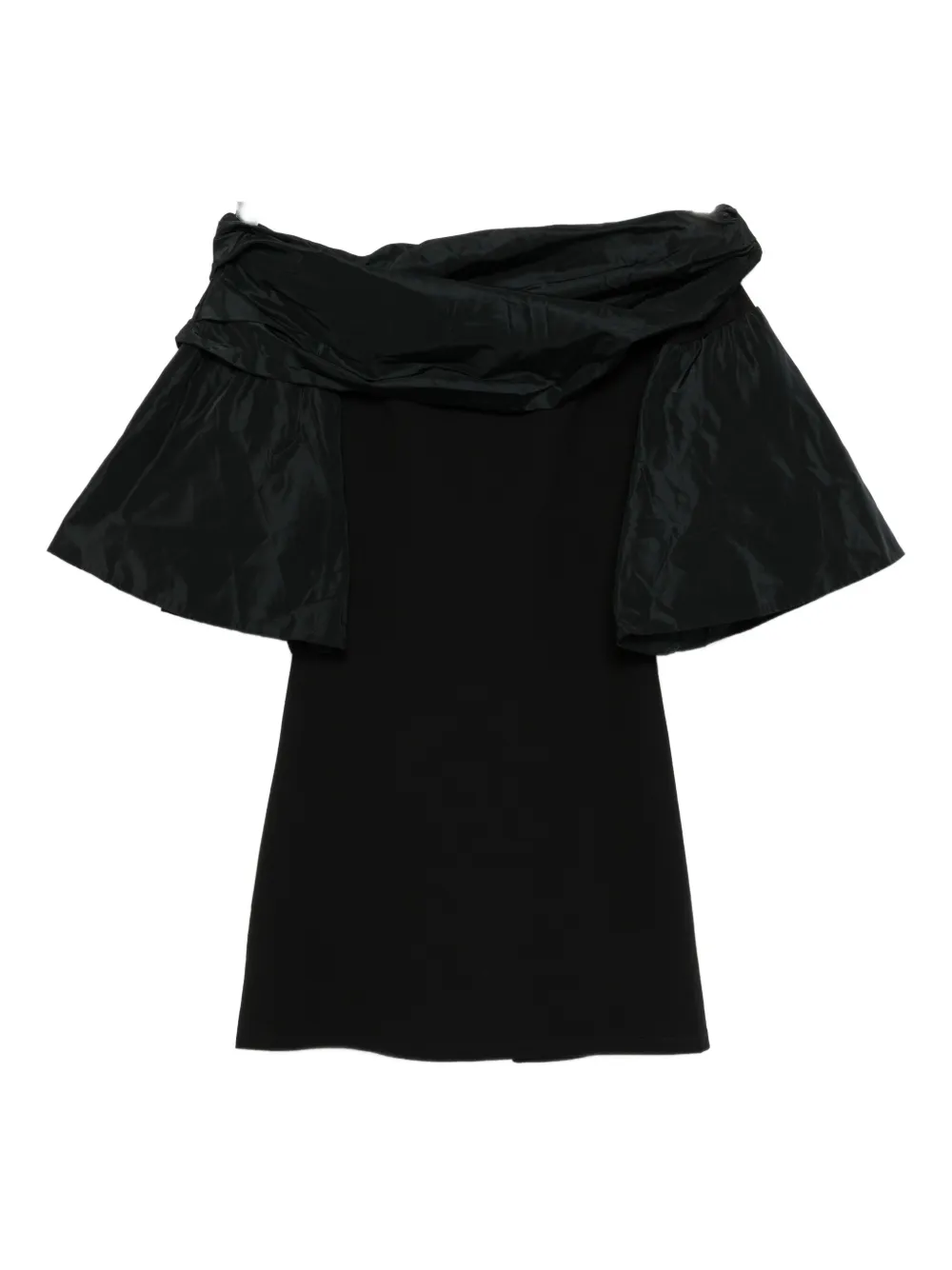 Staud Harper Mini Dress In Black