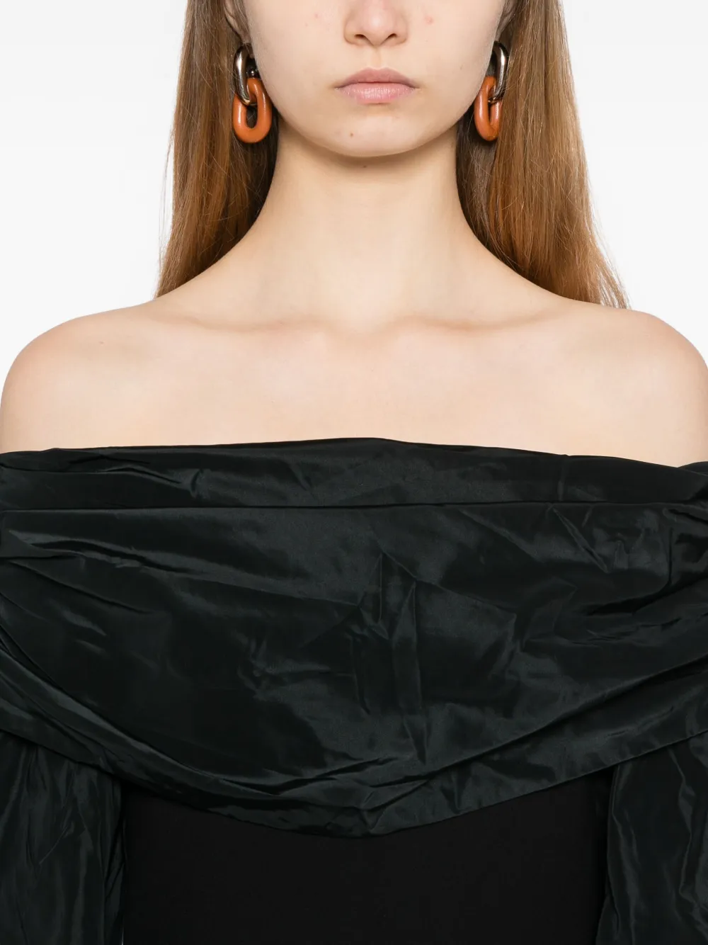 Staud Harper Mini Dress In Black