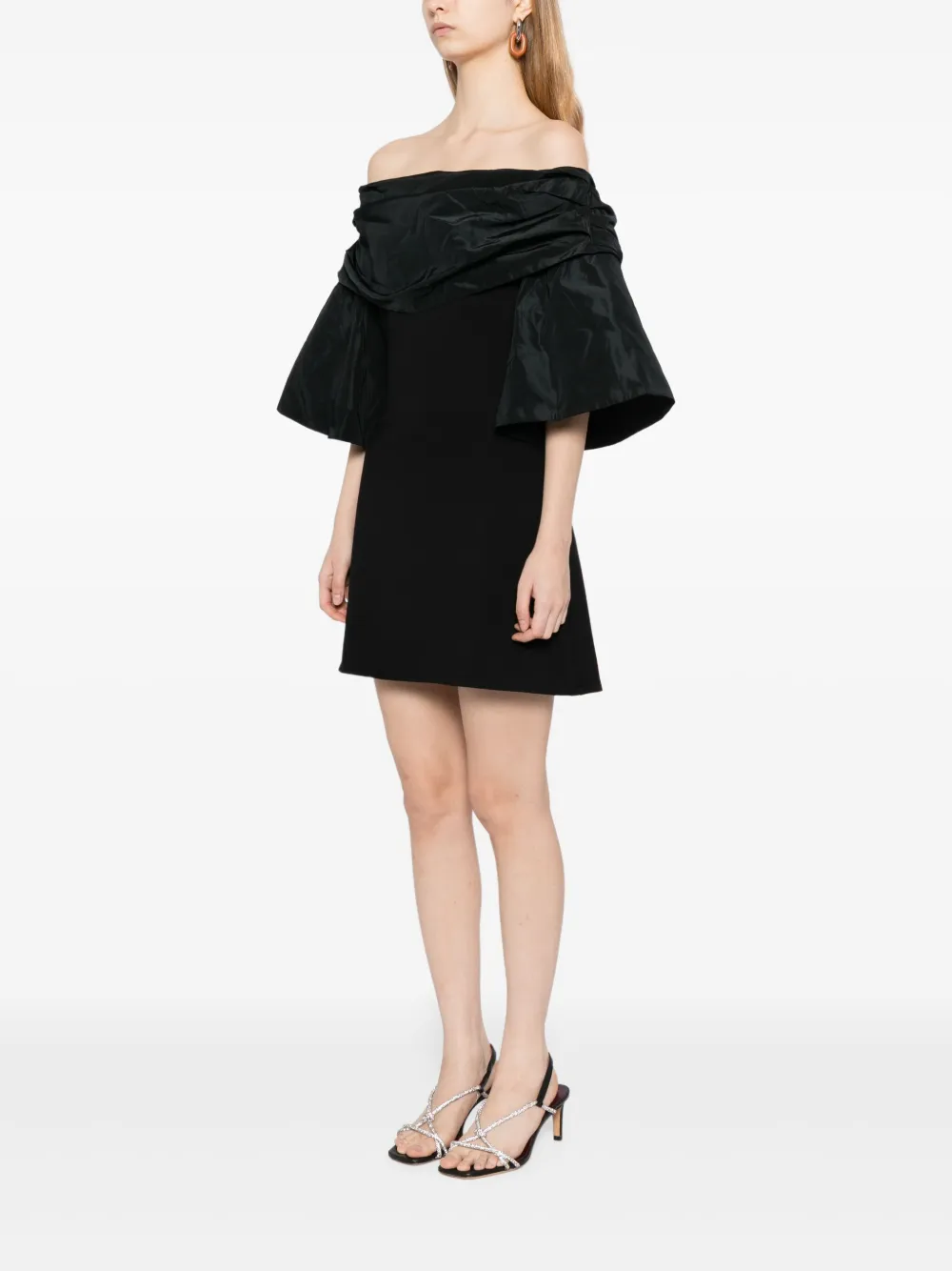 STAUD Harper mini-jurk Zwart