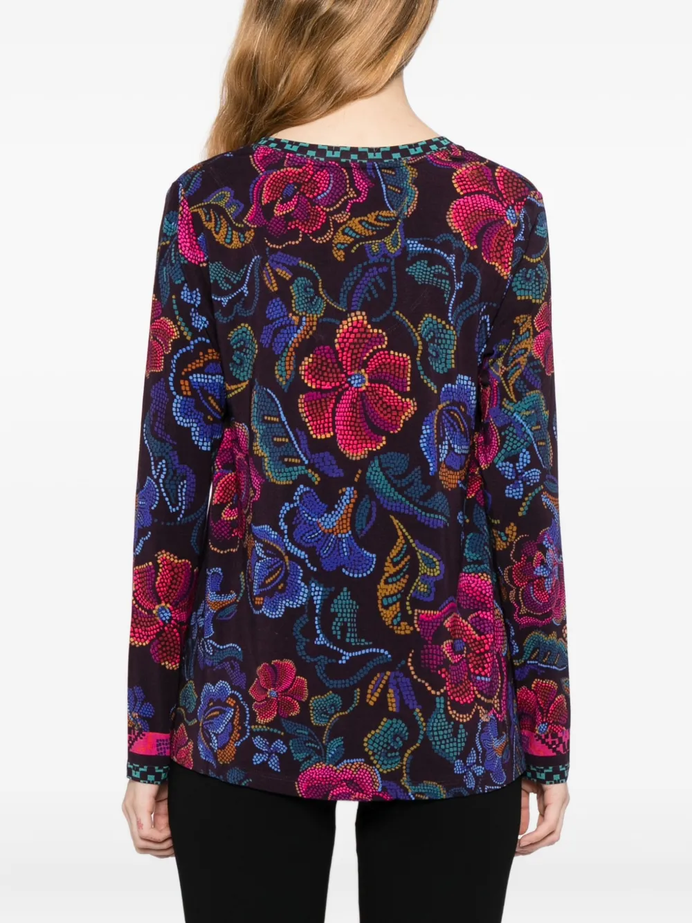 Johnny Was Janie T-shirt Paars