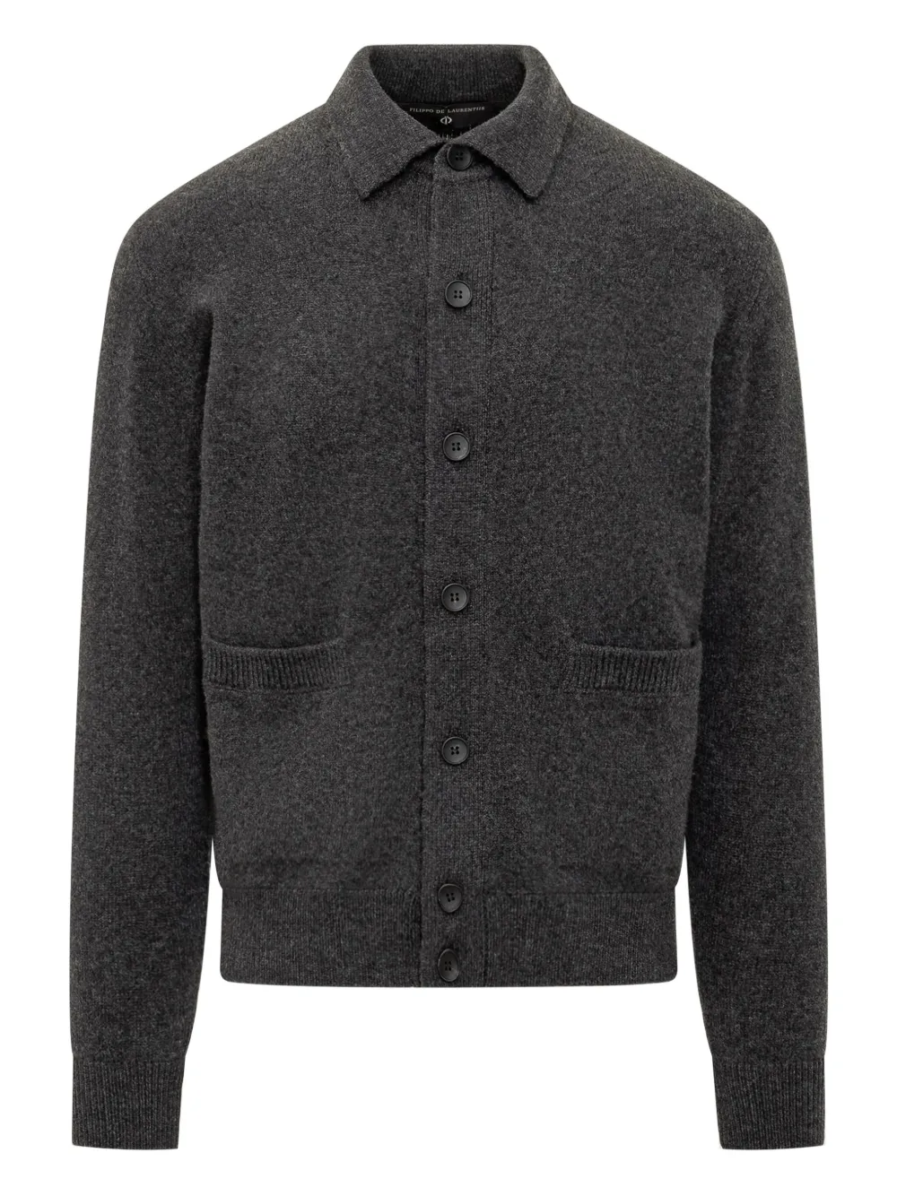 Filippo De Laurentiis button-fastening knitted shirt | Grey | Image 1