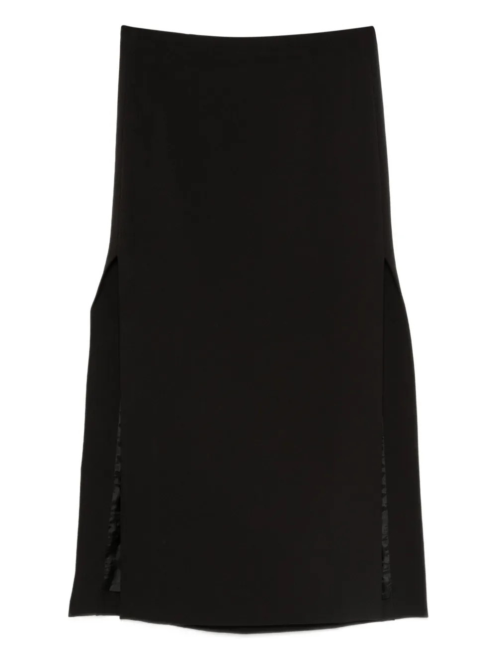 NINA 14.7 slit skirt - Nero
