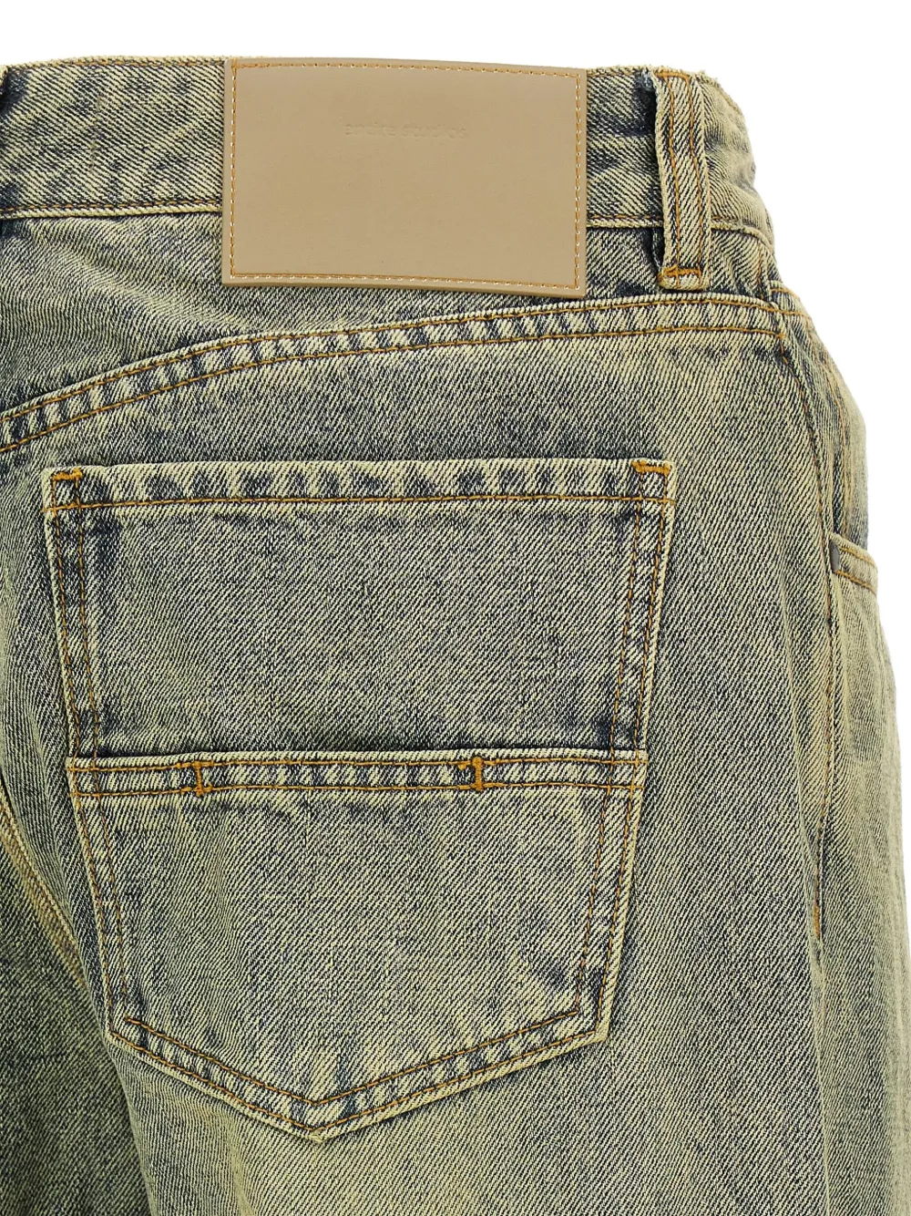 ENTIRE STUDIOS Lean jeans met stonewash-effect Blauw