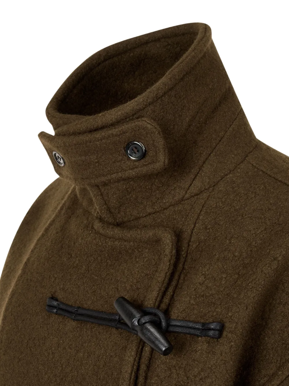 Studio Tomboy Buttoned-cuffs Coat In Brown