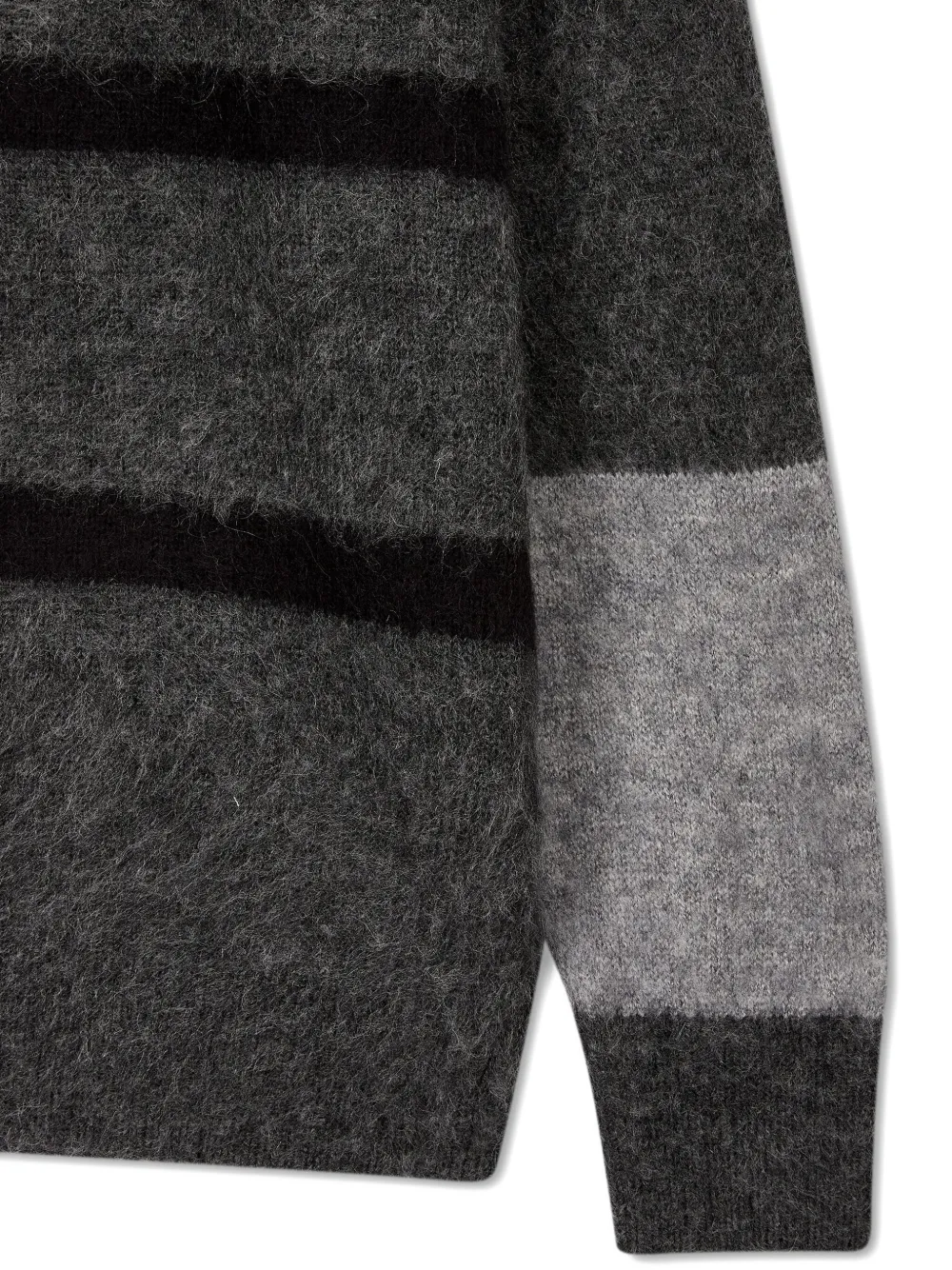 Studio Tomboy Stripe-pattern Sweater In Black