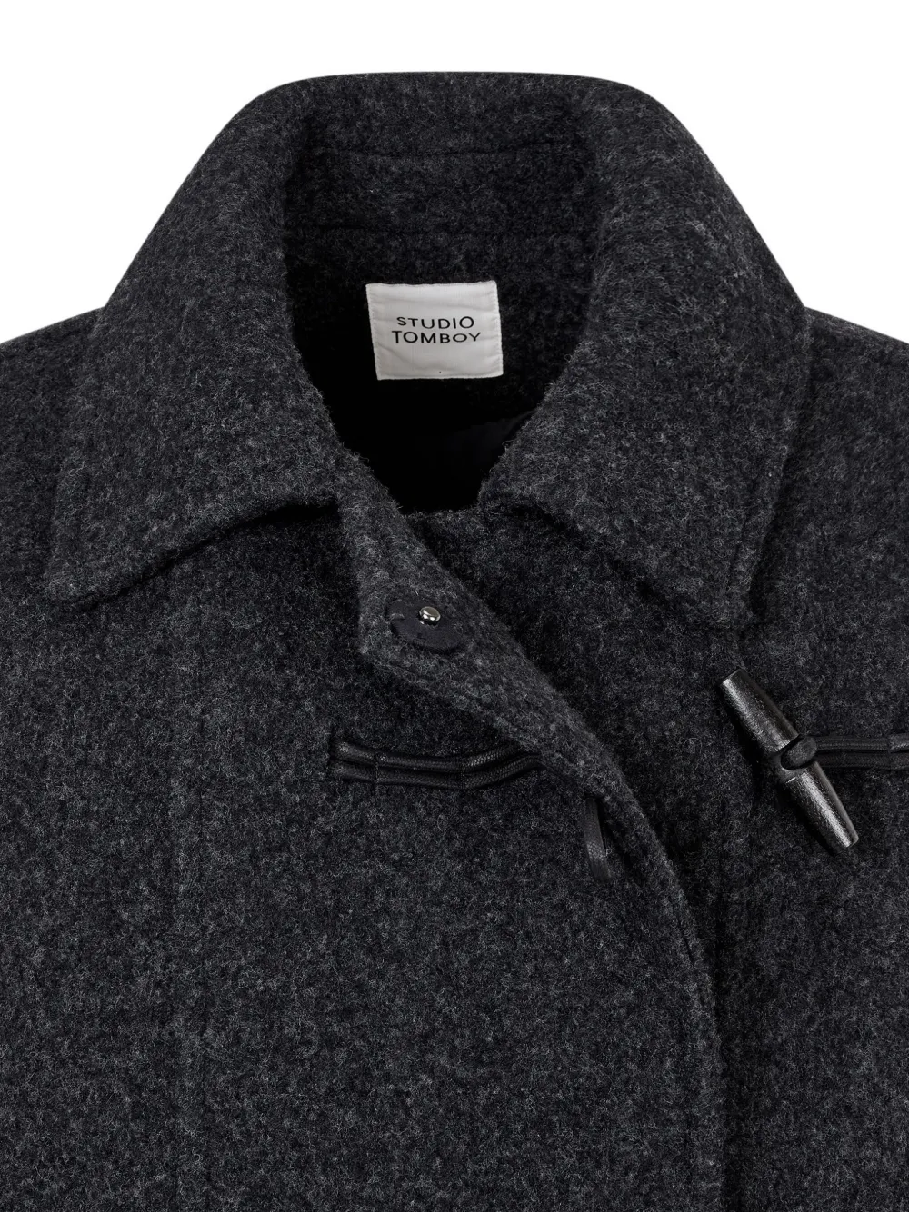 Studio Tomboy Long-sleeves Coat In Gray