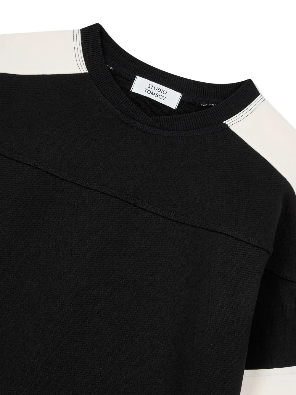 STUDIO TOMBOY Trui met ronde hals Zwart