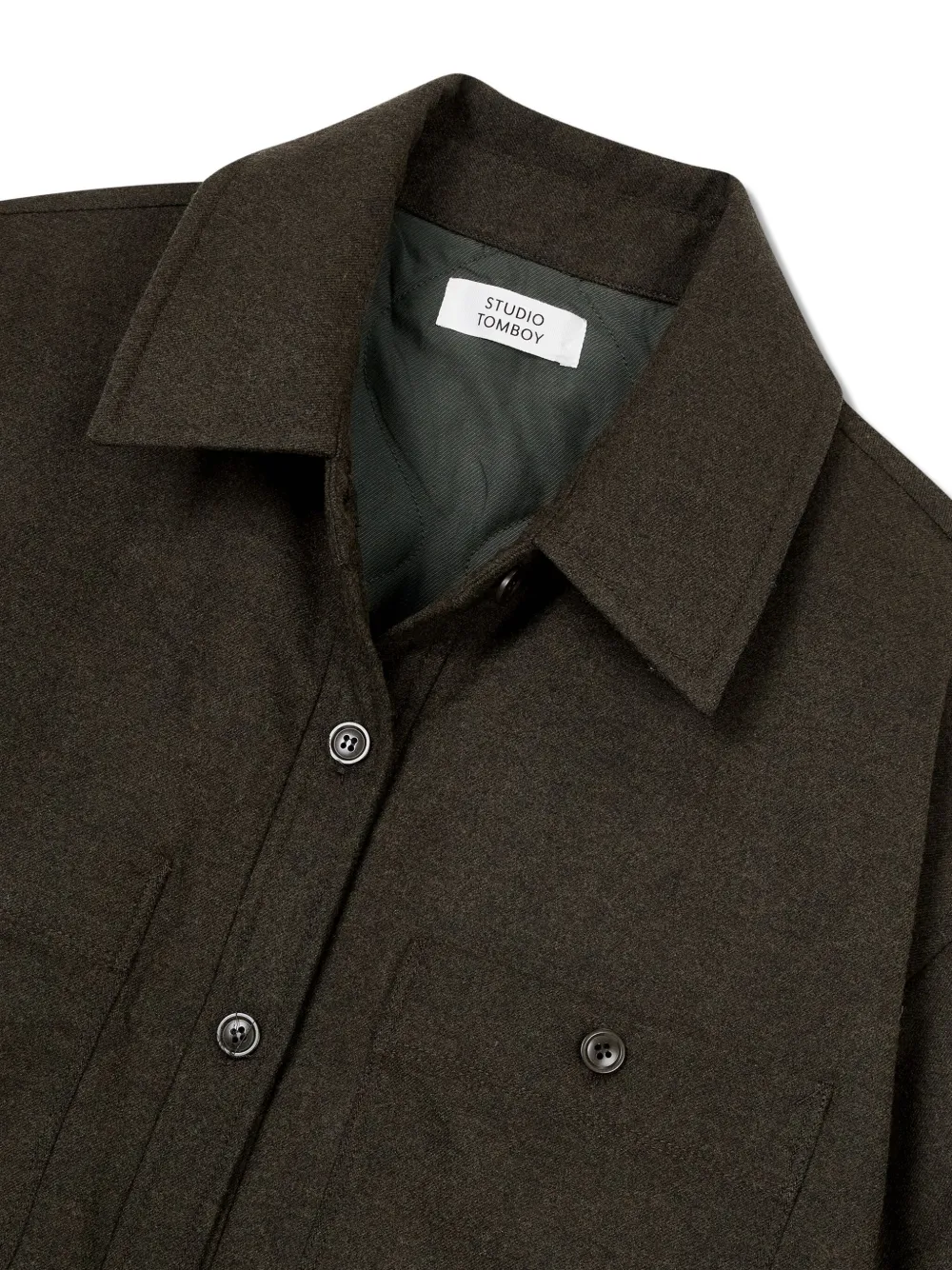 STUDIO TOMBOY Blouse met lange mouwen Bruin