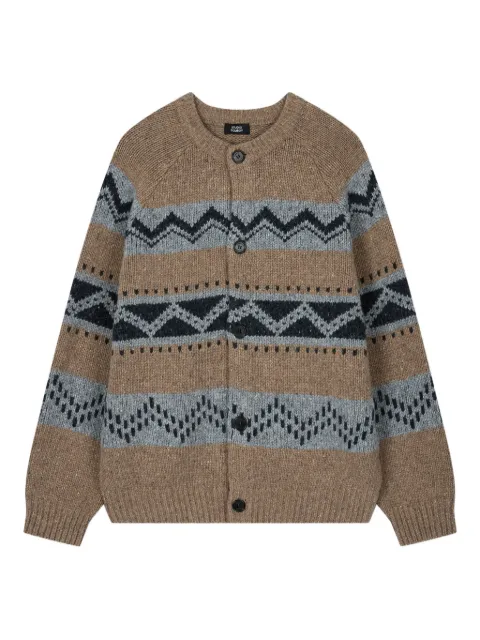 STUDIO TOMBOY fair isle round-neck cardigan