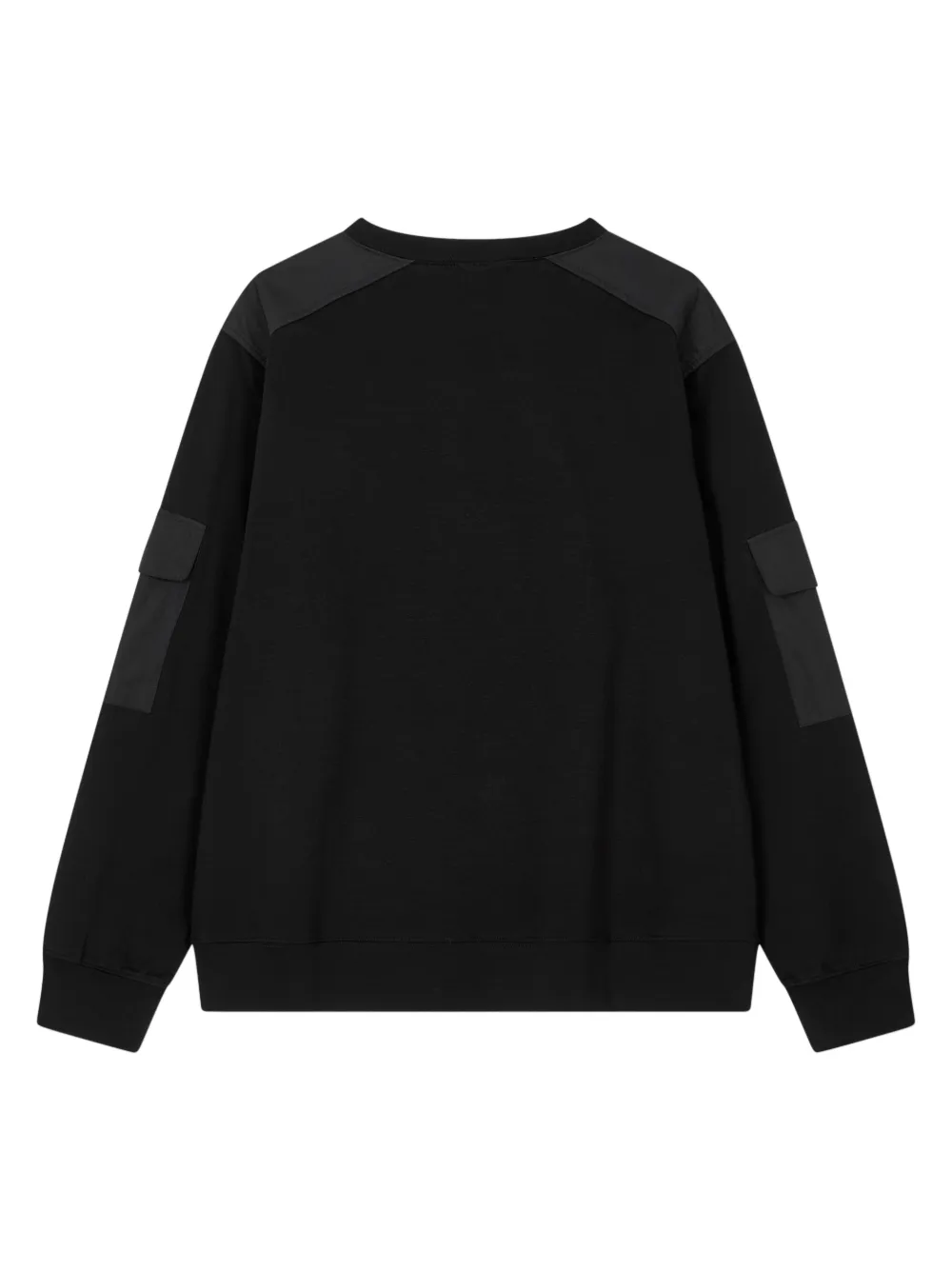 TOMBOY T-shirt met lange mouwen en zak Zwart