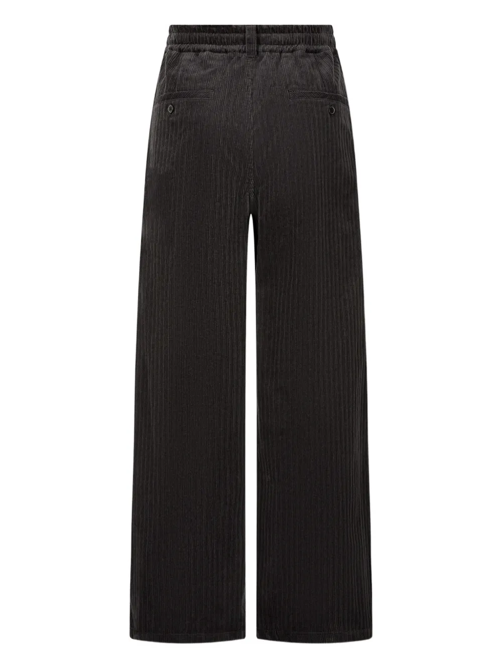 TOMBOY pleated corduroy trousers - Zwart