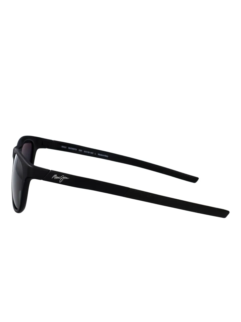 Maui Jim Melemele zonnebril met rond montuur Zwart