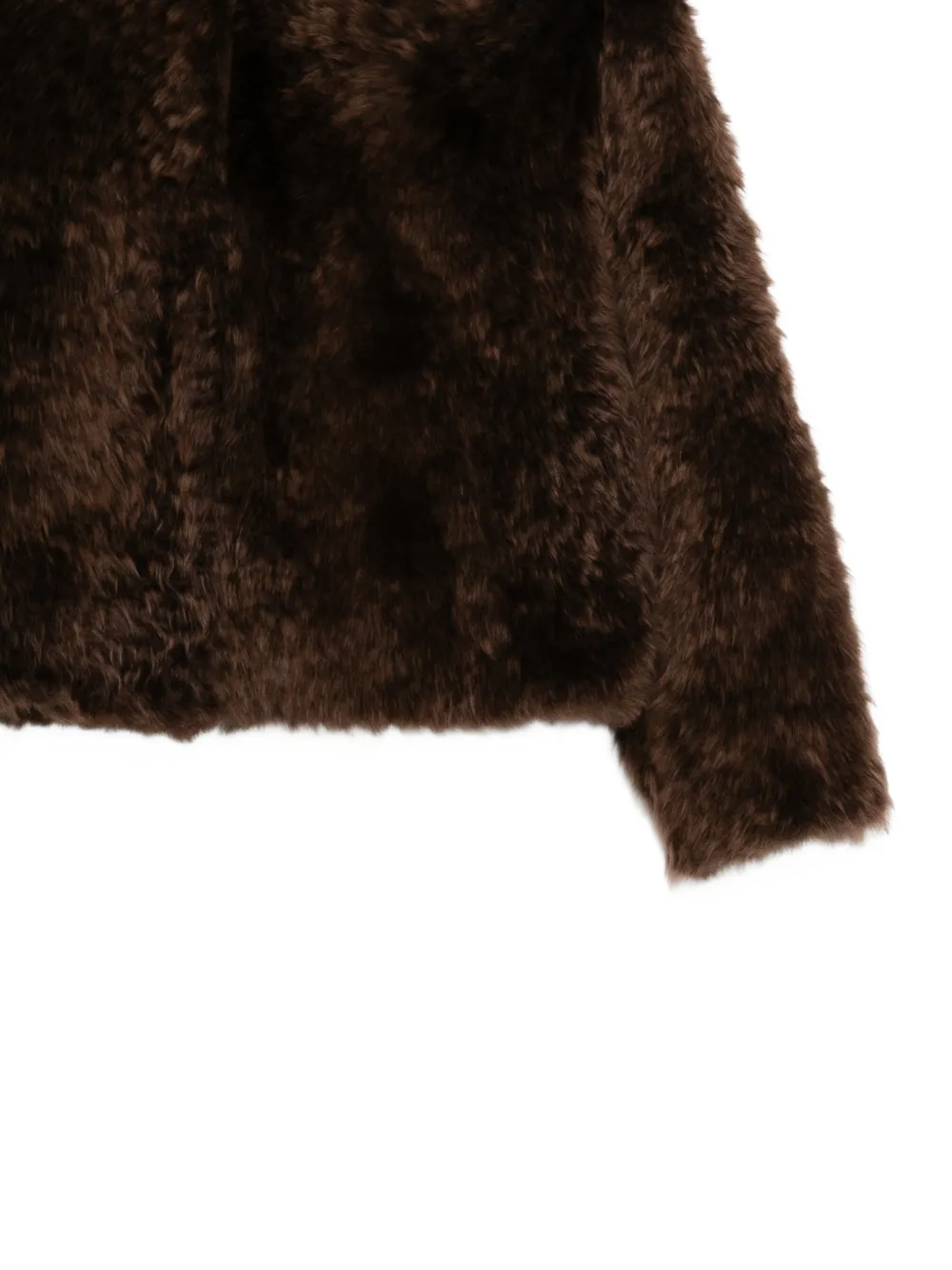  Iro Teddy Fur Jacket - Brown 
