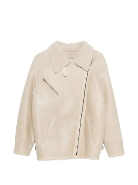 ISABEL MARANT Adelina shearling zip jacket