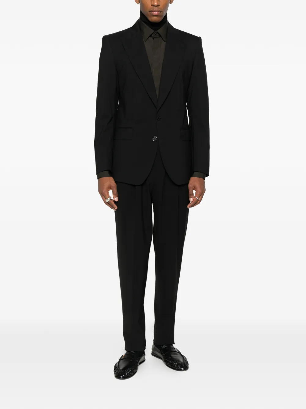 Zegna classic-collar shirt - Groen