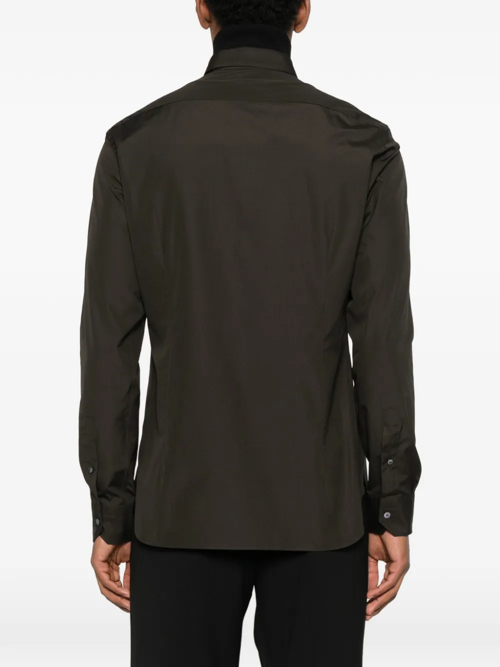 Zegna Slim-fit overhemd Groen