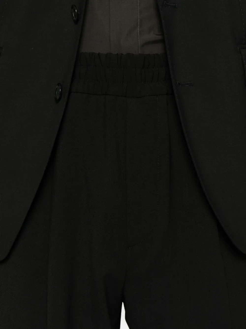 Zegna Broek met elastische tailleband Zwart