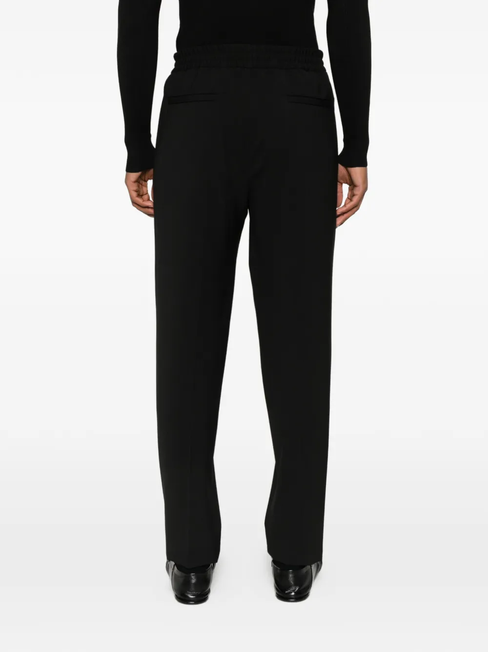 Zegna Broek met elastische tailleband Zwart