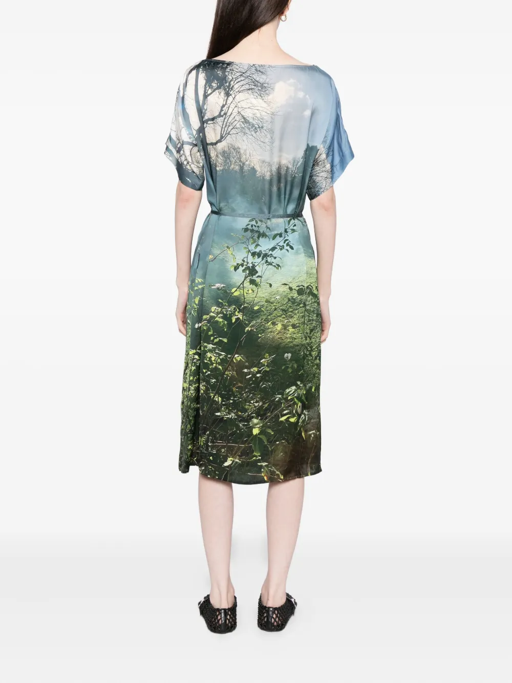 Saphir Jardin Brumeux Dress