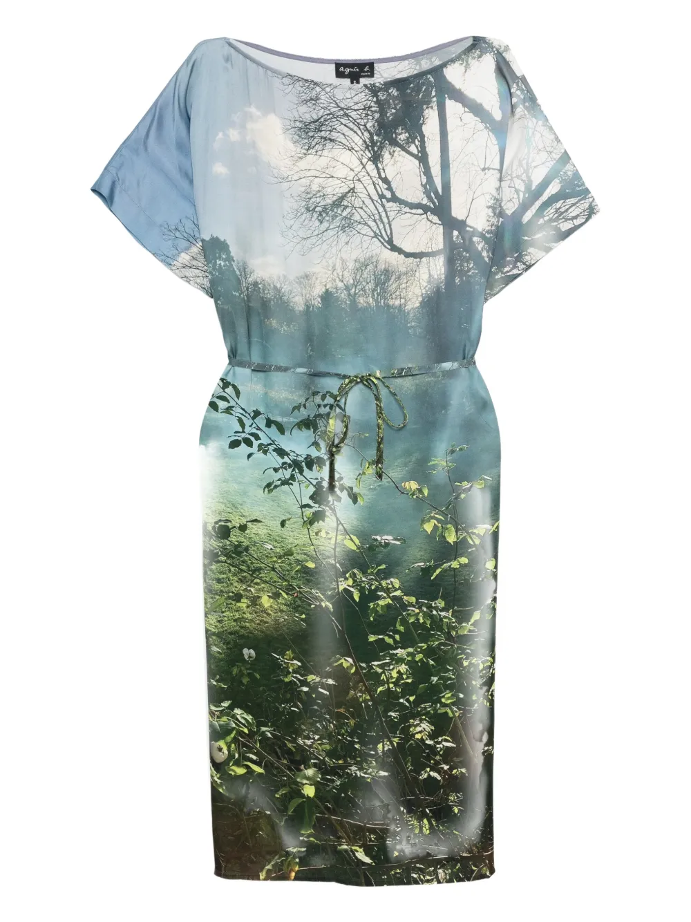 agnès b.  robe Saphir Jardin Brumeux | marron | Image 1