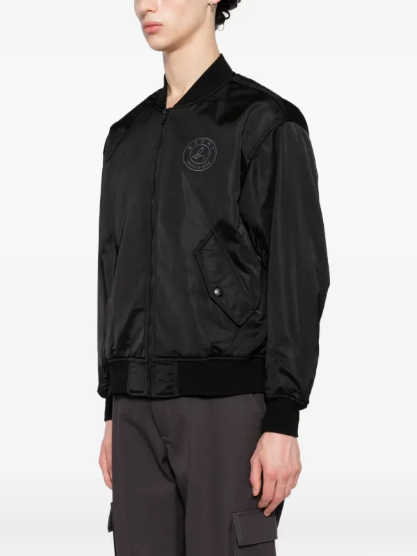 SPORT b. By Agnès b. logo-embroidered Bomber Jacket | Black