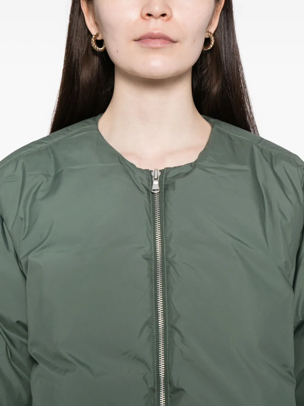 Sport B. By Agnès B. Logo Puffer Jacket In Brown