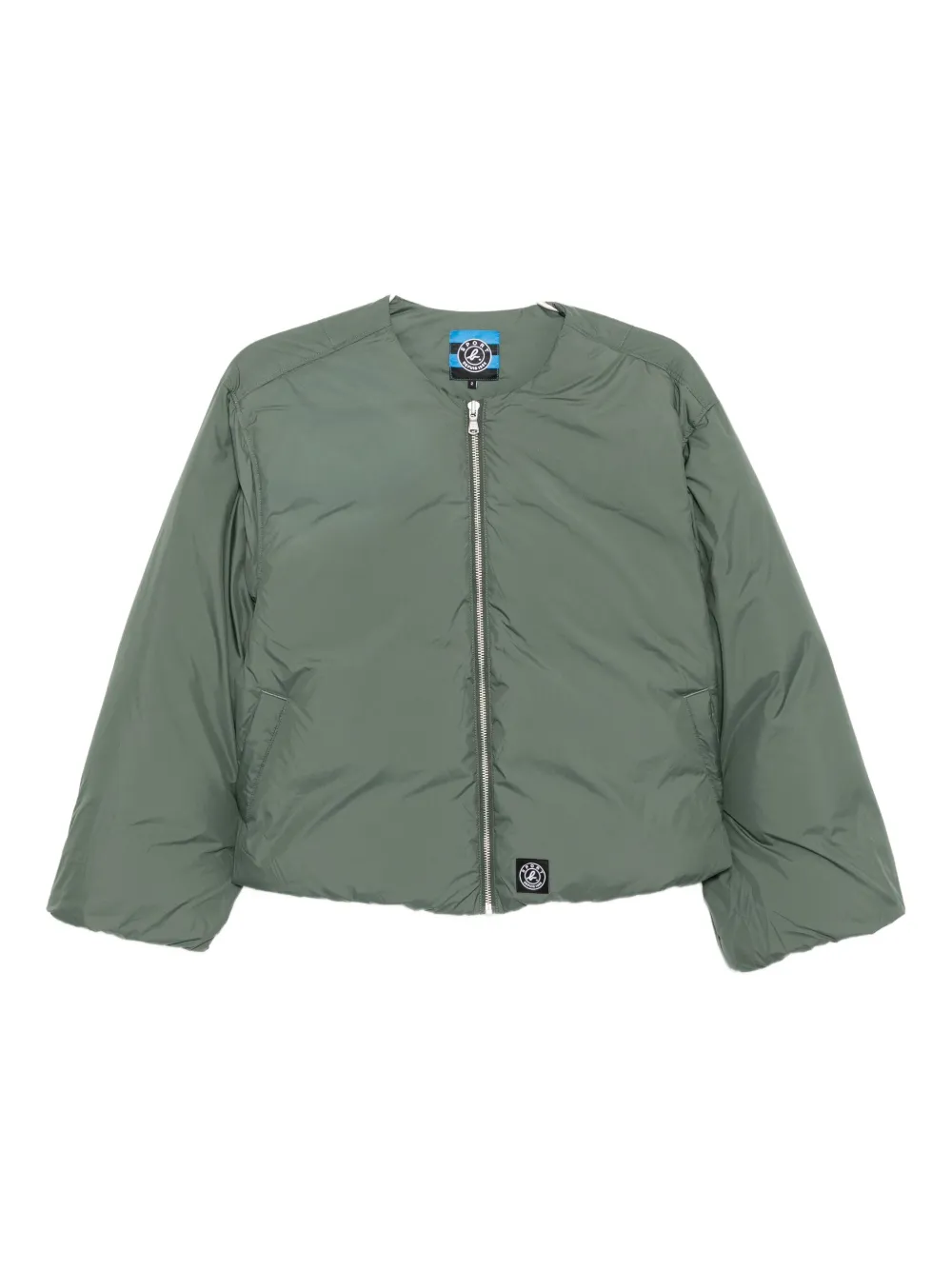 Sport B. By Agnès B. Logo Puffer Jacket In Brown