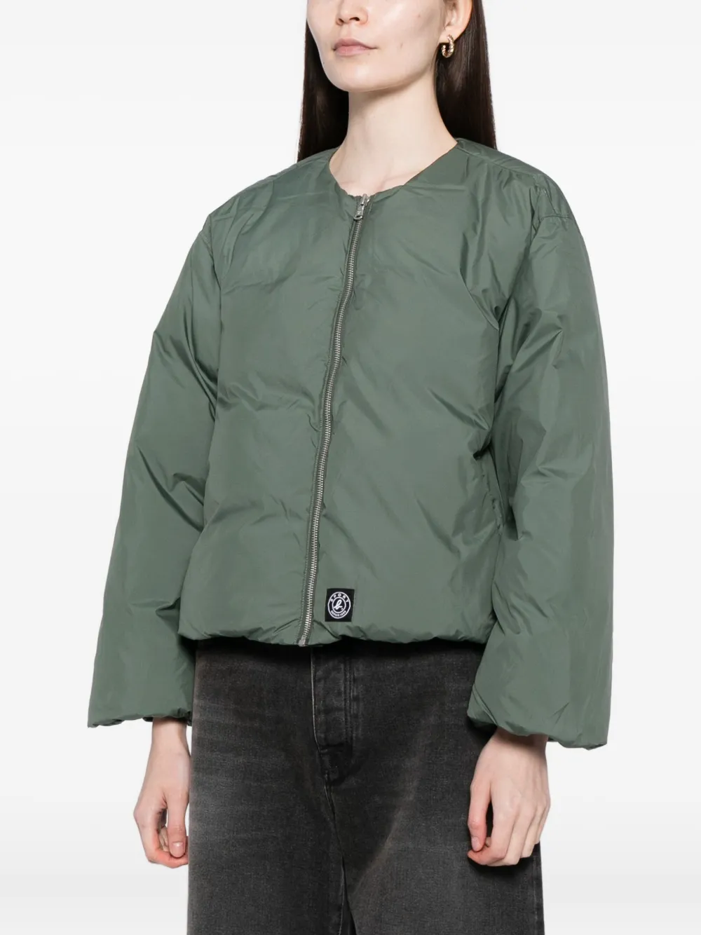 Sport B. By Agnès B. Logo Puffer Jacket In Brown