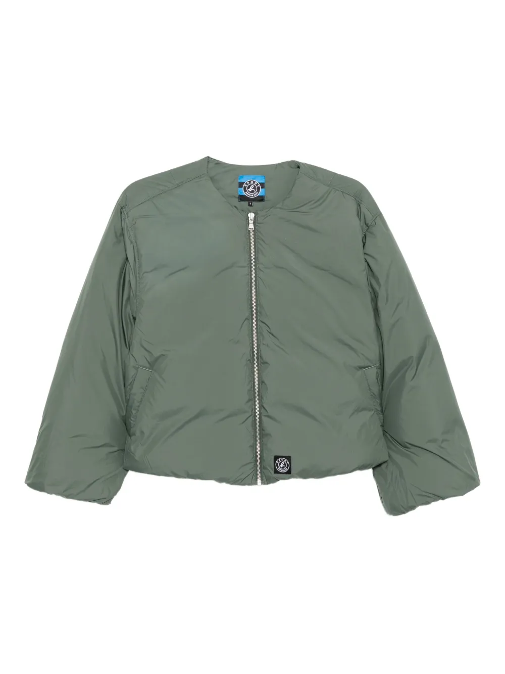 SPORT b. by agnès b. ロゴ パデッドジャケット - ブラウン